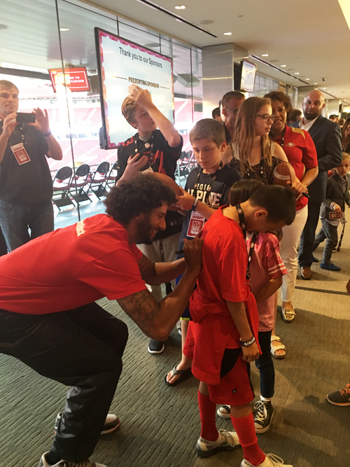 49ers’ 10th Annual Pasta Bowl A Success and Colin Kaepernick