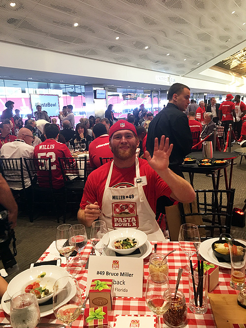 49ers’ 10th Annual Pasta Bowl A Success