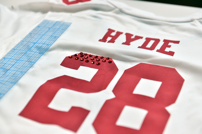 49ers Fangirl Jersey Bedazzling | 49ers Fangirl Take