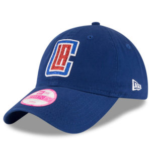 Looking Good for NBA Playoffs - LA Clippers New Era Women's Team Glisten 9TWENTY Adjustable Hat - Royal