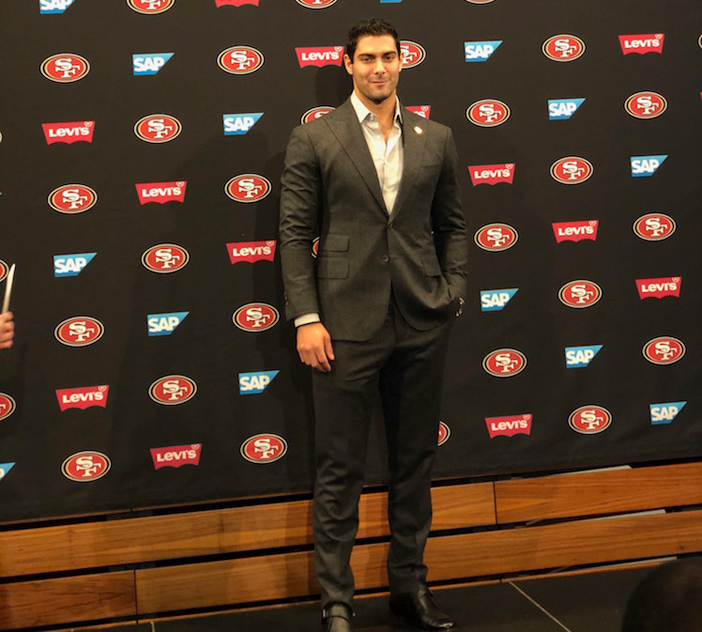 Jimmy G and the 49ers Hope It's Always Sunny in California