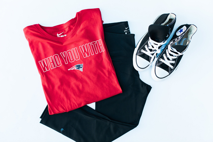 Super Bowl Style for the Fangirl Hostess - Patriots Gear