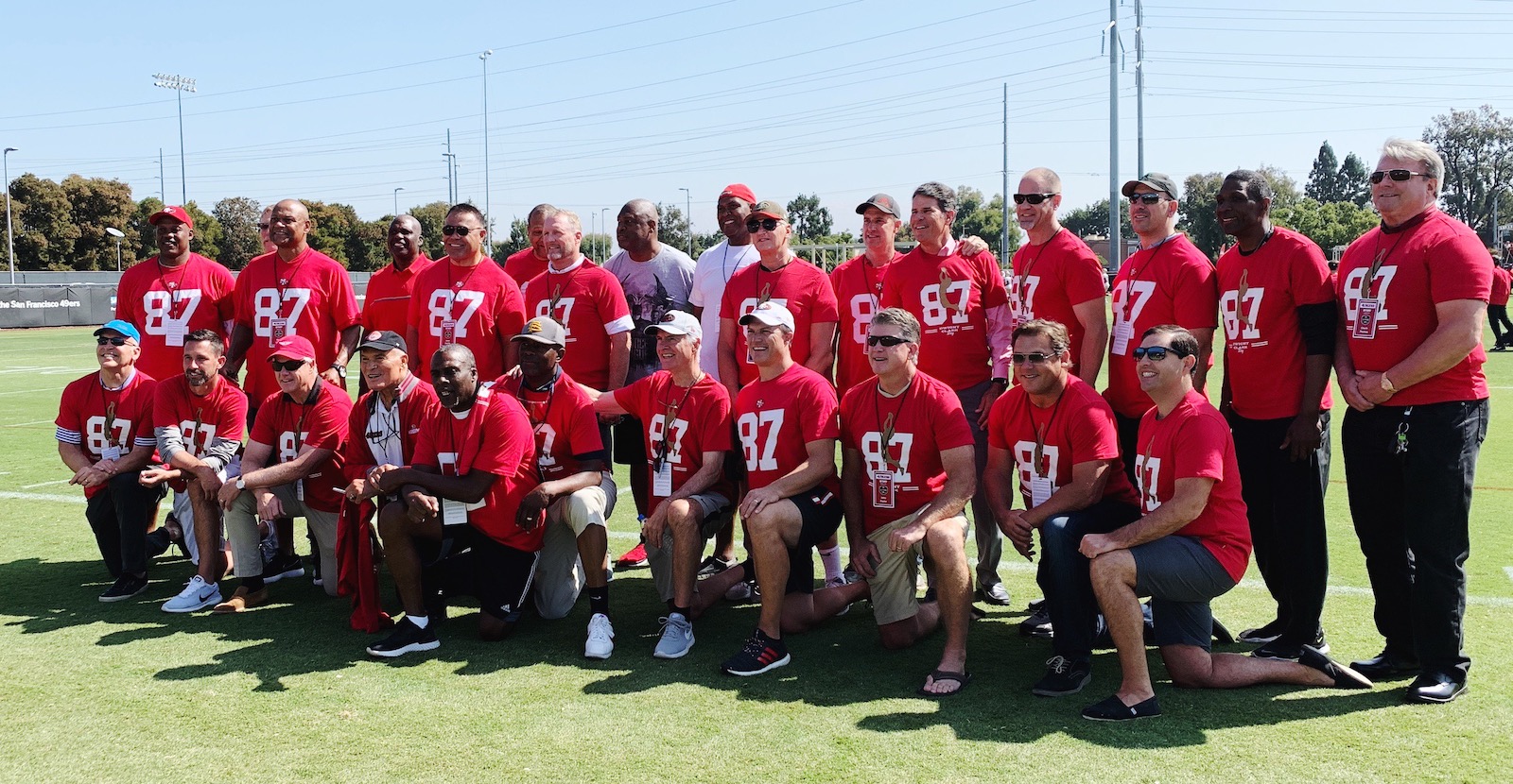 49ers Honor Dwight Clark at Training Camp