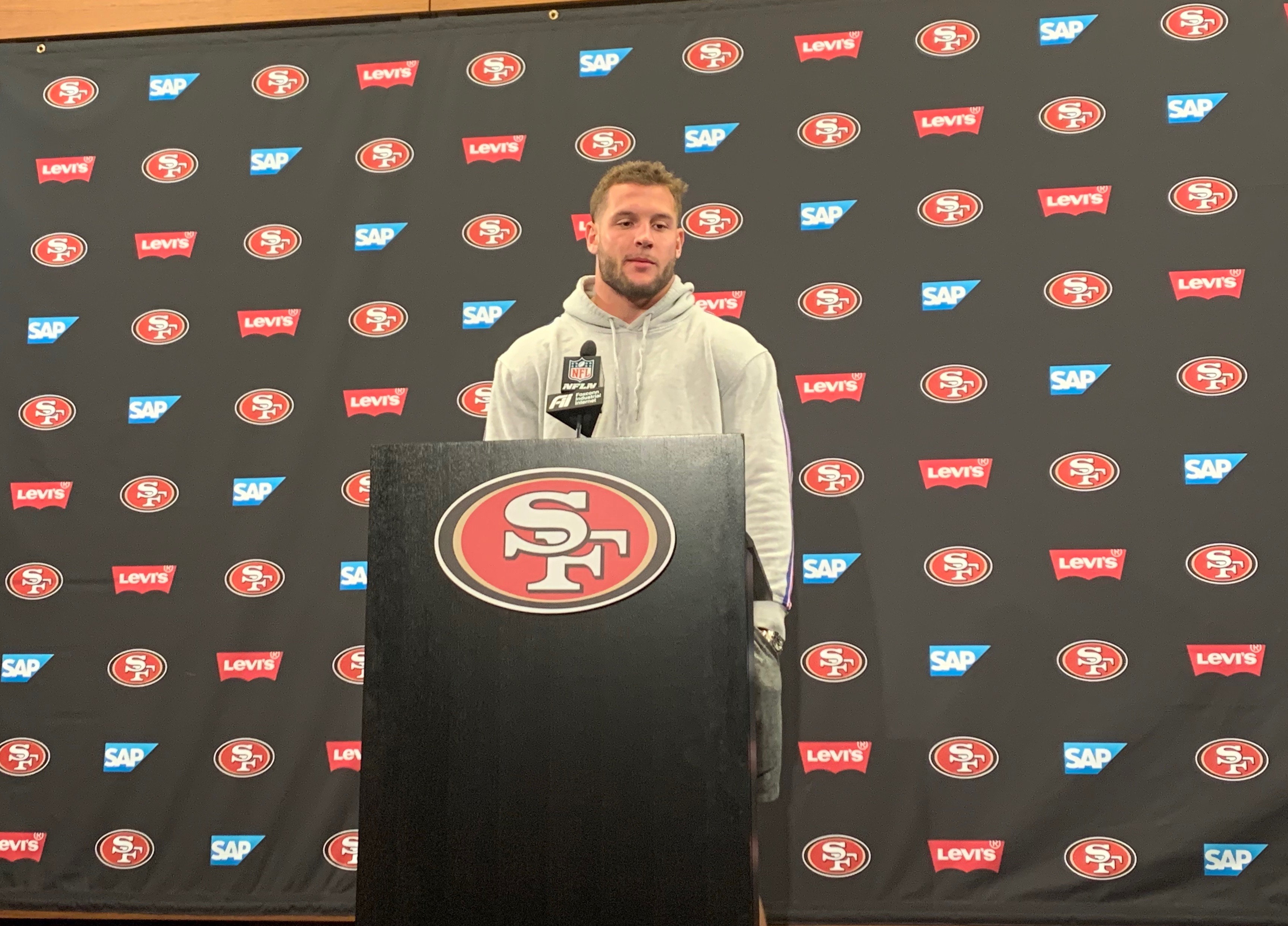 Nick Bosa “Evaluating” COVID Vaccine and “Trending Toward” Being Ready for Week 1 After ACL Tear