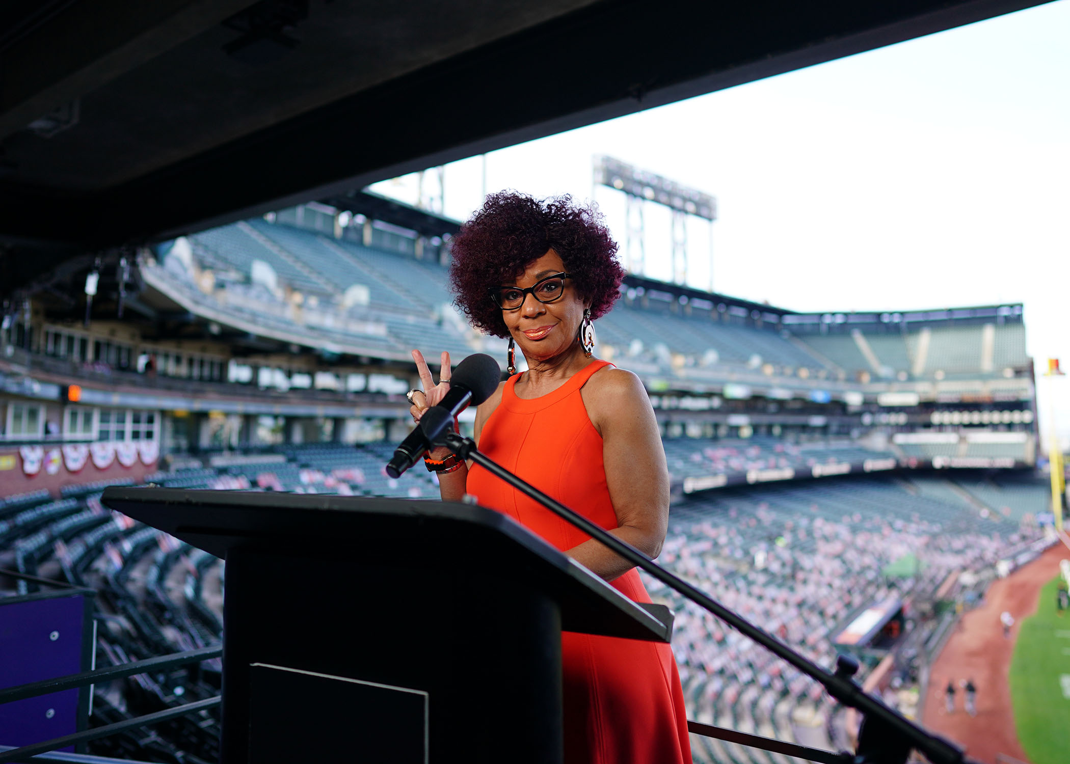 Get My Job with the Voice of the San Francisco Giants at Oracle Park, Renel Brooks-Moon