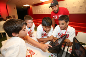 49ers Deliver Football and Education to Happy Campers