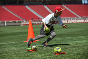 49ers Deliver Football and Education to Happy Campers