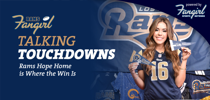 Rams Hope Home is Where the Win Is