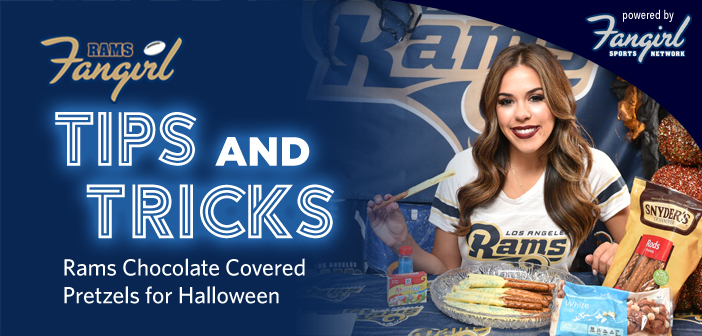 Tips & Tricks: Rams Chocolate Covered Pretzels for Halloween
