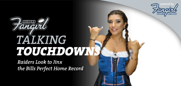 Talking Touchdowns: Raiders Look to Jinx the Bills Perfect Home Record