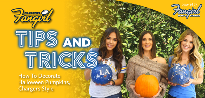Tips and Tricks: How To Decorate Halloween Pumpkins, Chargers Style