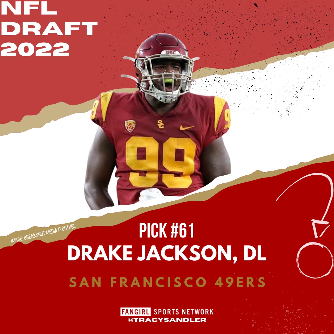 On the Defensive: 49ers Pick Drake Jackson in Round 2 of the NFL Draft -  Fangirl Sports Network